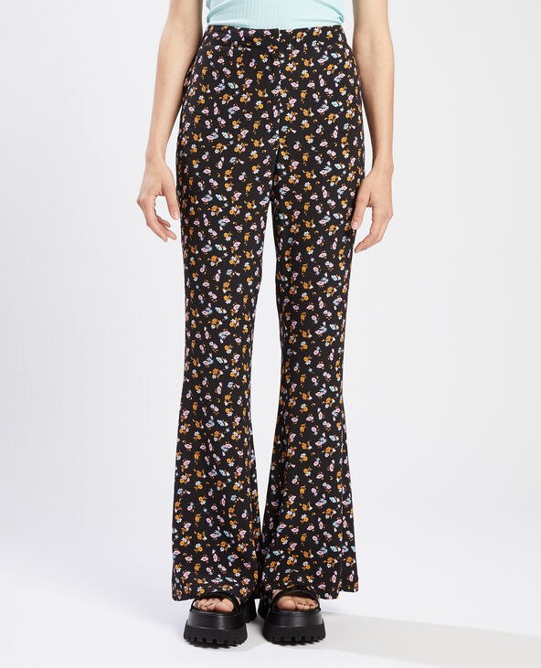 Pantalon flare noir - Pimkie