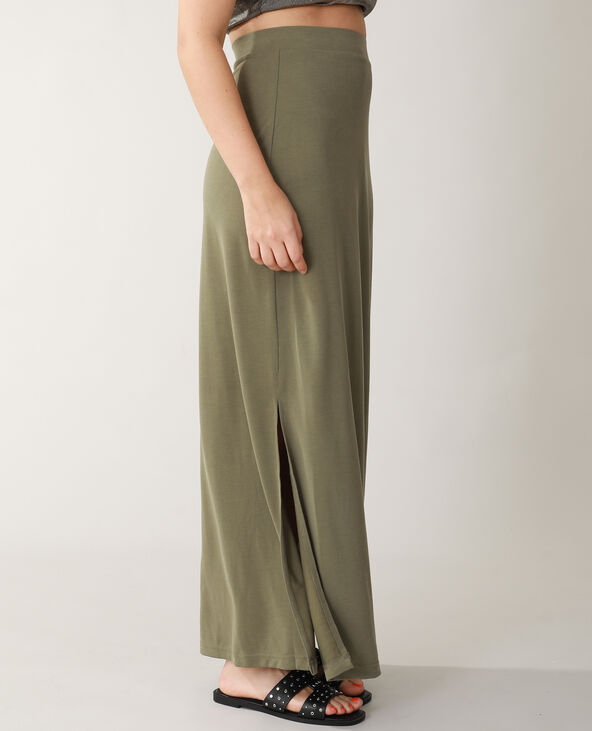 Jupe longue vert kaki - Pimkie