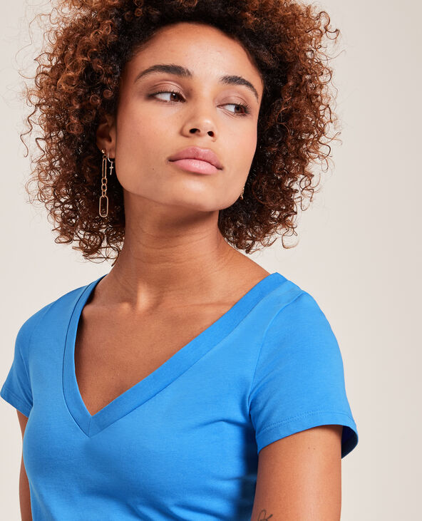 T shirt online bleu electrique