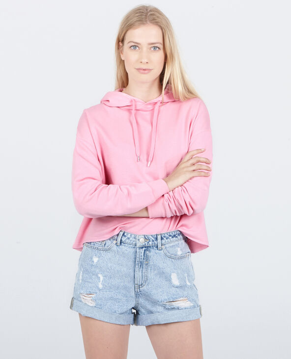 Sweat capuche rose - Pimkie
