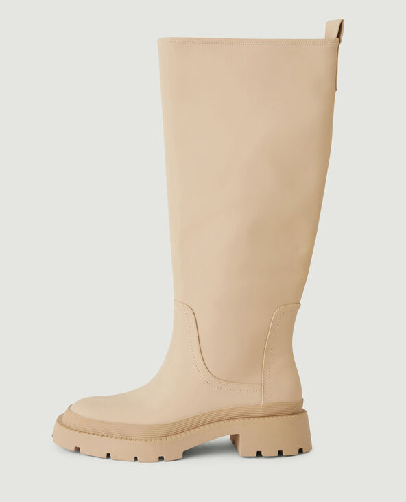 Bottes à semelle crantée blanc - Pimkie