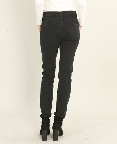 Jean slim taille haute noir - Pimkie