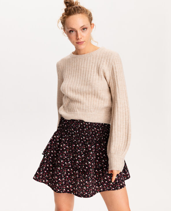 Pull côtes plates beige - Pimkie