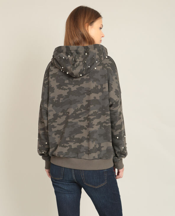 Sweat camouflage vert - Pimkie