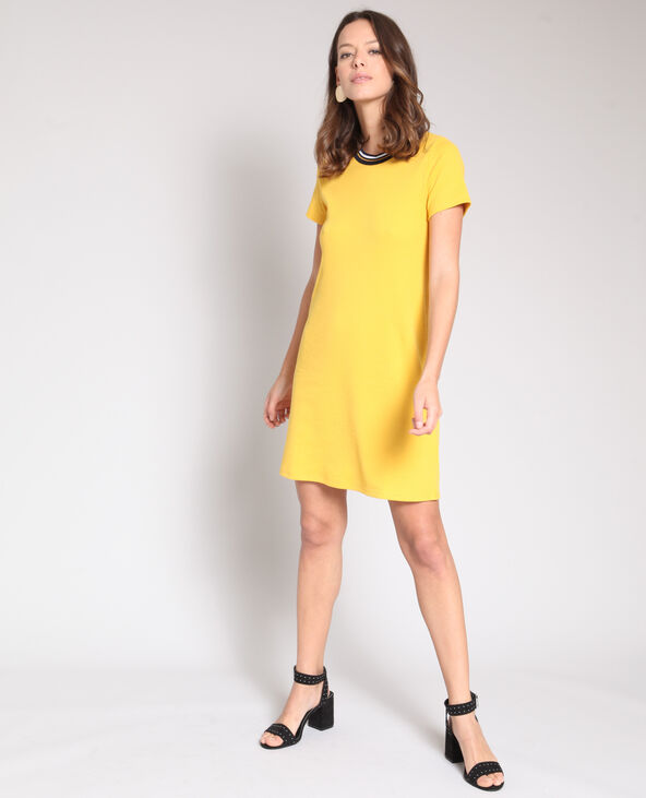 Robe t shirt jaune online