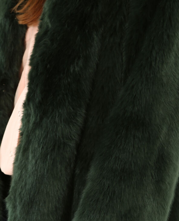 Manteau en fausse fourrure