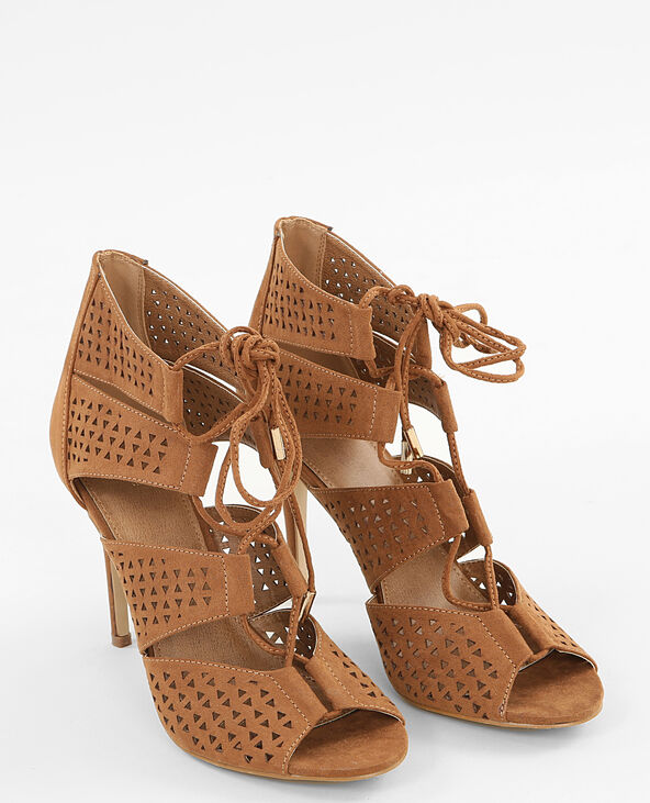 Sandales à lacets marron - Pimkie