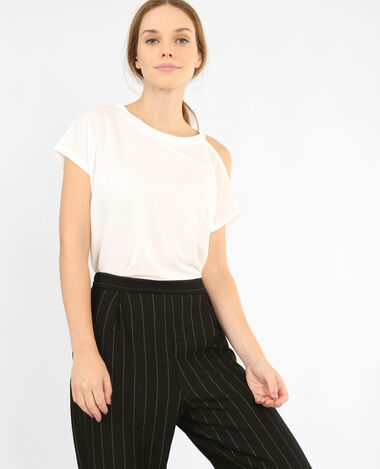 Top à manches peekaboo blanc - Pimkie