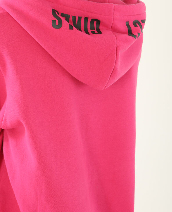 Sweat à capuche rose fuchsia - Pimkie