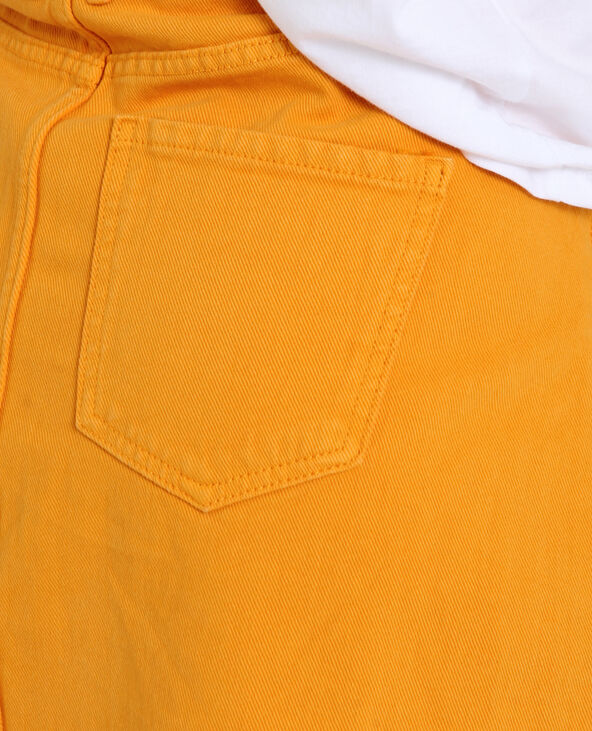 Jupe en jean jaune ocre - Pimkie