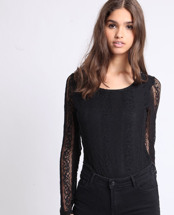 Body en dentelle noir - Pimkie