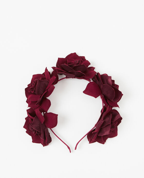 Serre-tête à fleurs violet - Pimkie