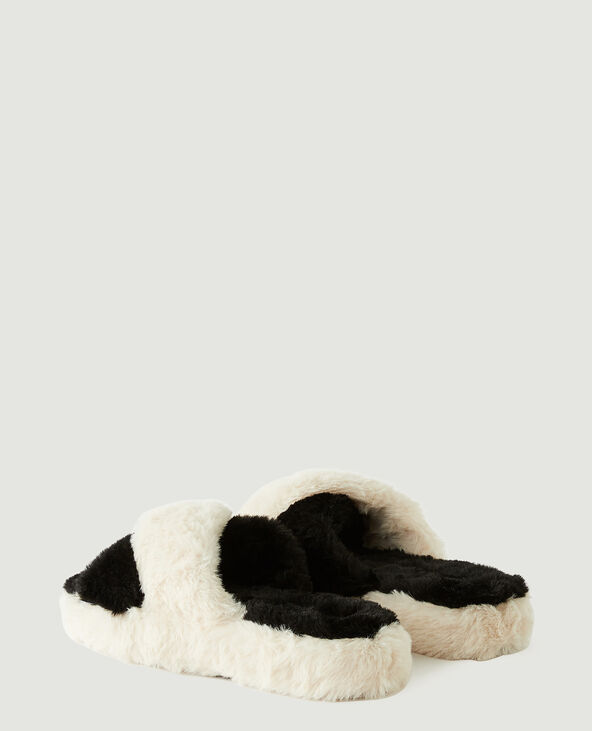 Mules moumoutte blanc - Pimkie