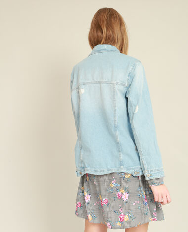 Veste en jean oversized bleu - Pimkie