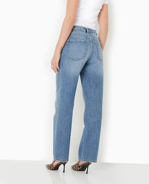Jean droit taille regular bleu - Pimkie
