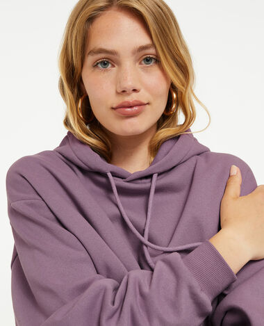 Sweat capuche oversize lilas - Pimkie