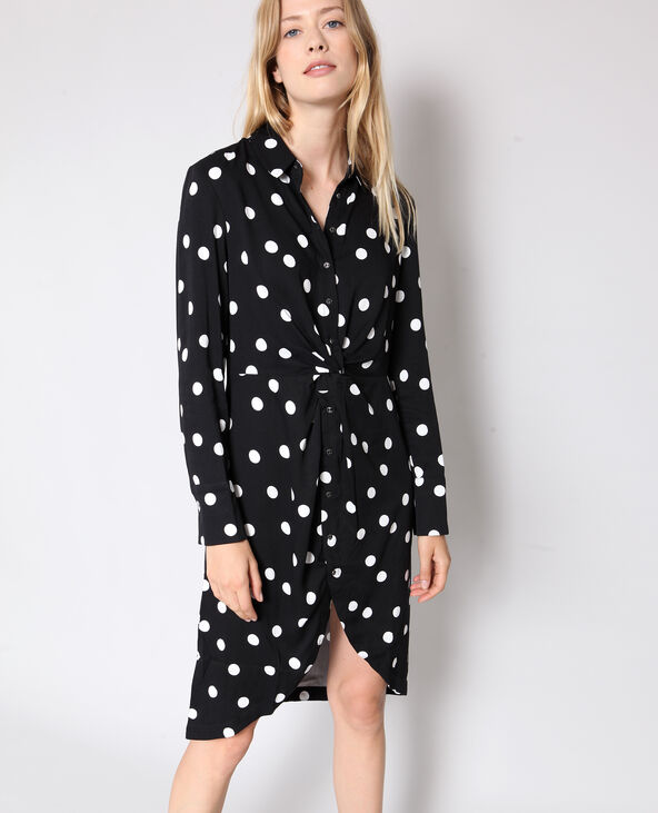 Robe boutonnée noir - Pimkie