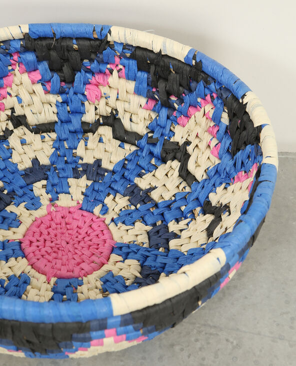 Panier en corde multicolore bleu - Pimkie