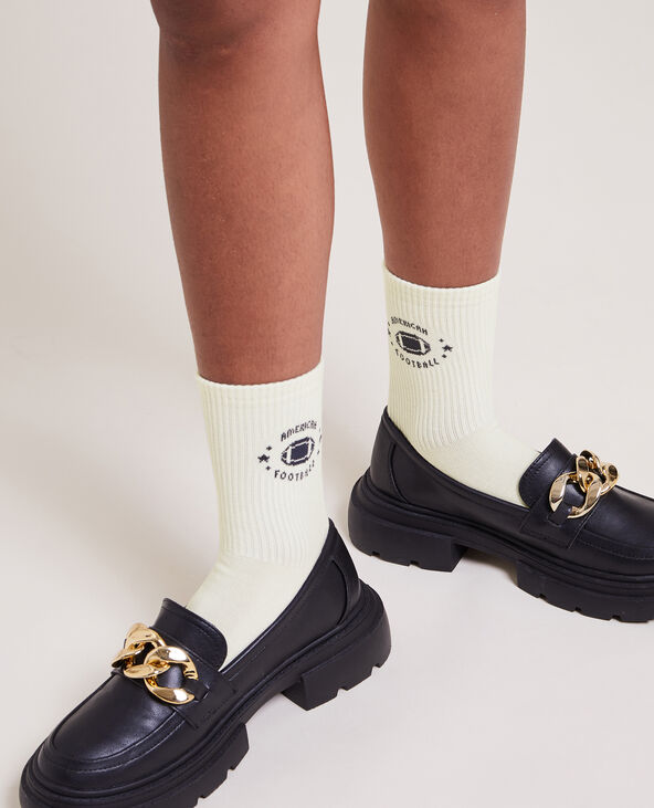 Lot de 2 paires de chaussettes bleu - Pimkie