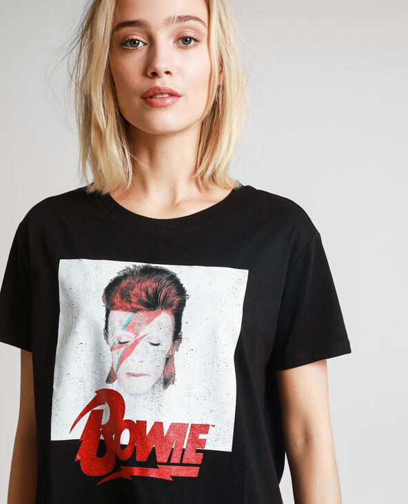 T-shirt David Bowie noir - Pimkie