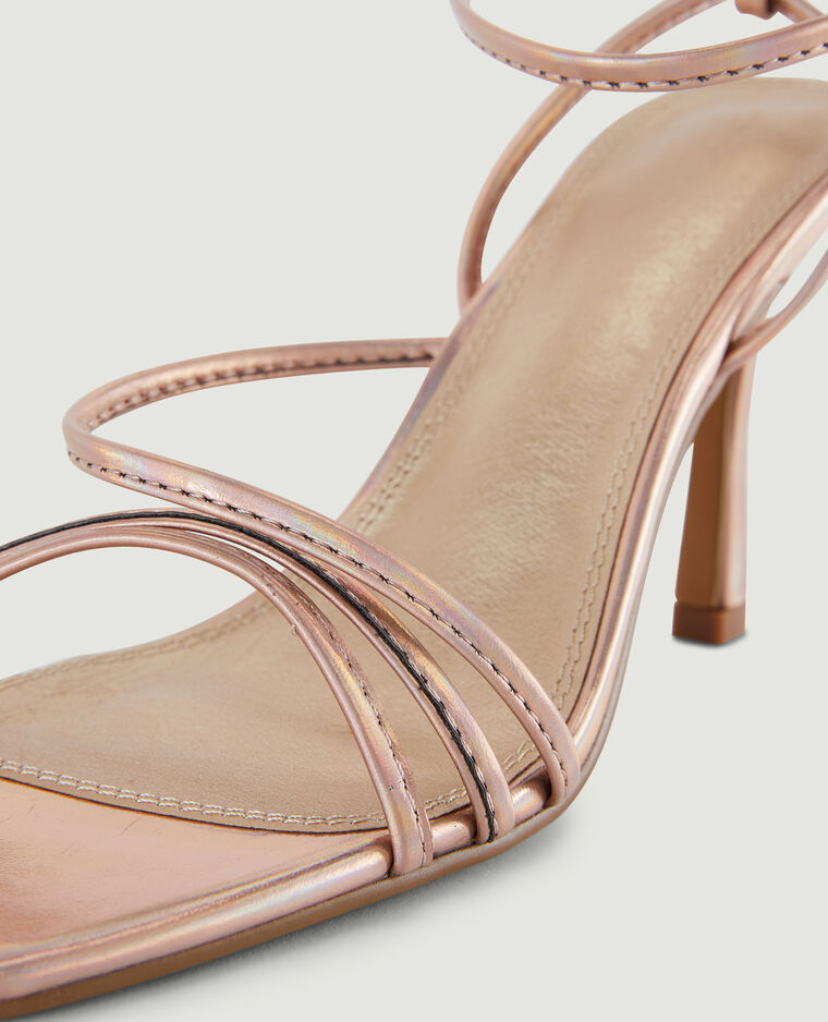 Sandales à talon rose clair - Pimkie