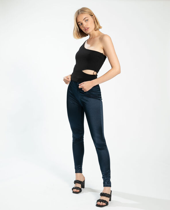 Top asymétrique noir - Pimkie