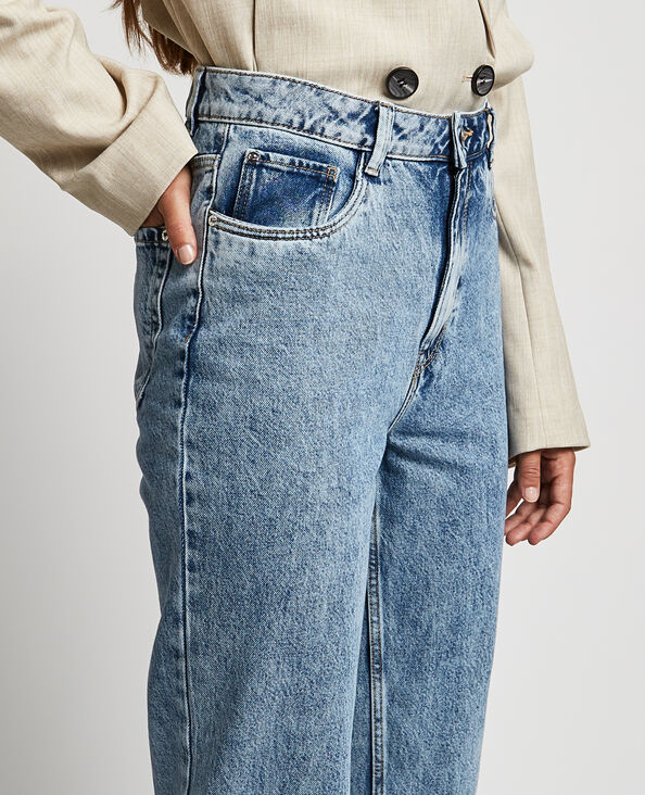 Jean mom taille haute bleu - Pimkie