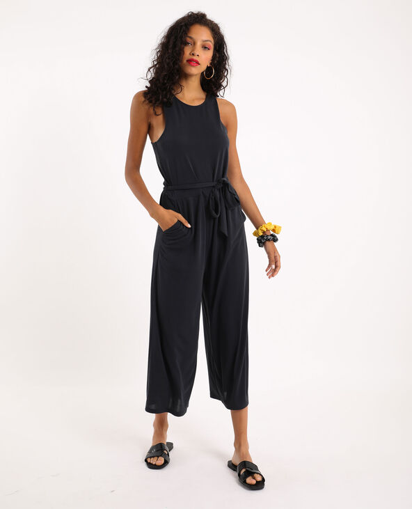 Combi-pantalon fluide noir - Pimkie