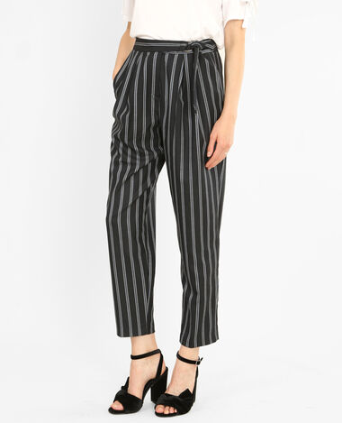 Pantalon carotte bleu marine - Pimkie