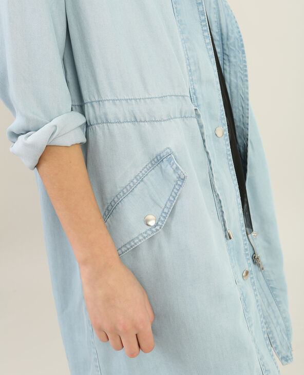 Saharienne fluide Jean bleached - Pimkie