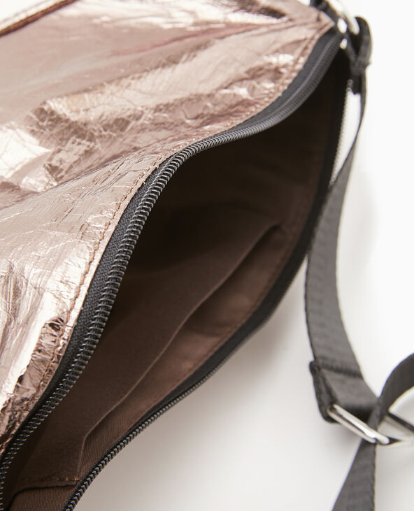 Sac souple en tissu métallisé gris foncé - Pimkie