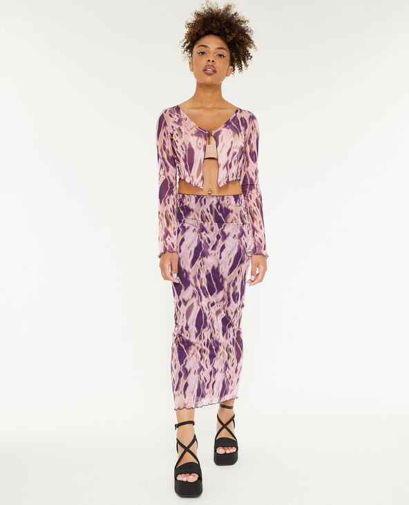 Top court en tulle rose clair - Pimkie