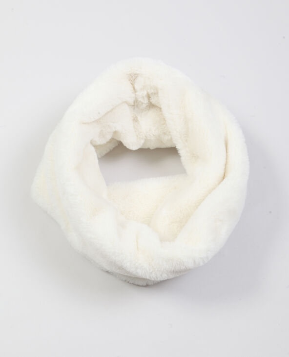 Col en fausse fourrure blanc - Pimkie