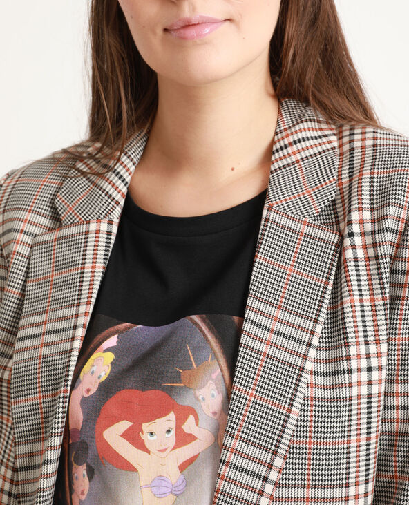 Blazer à carreaux beige - Pimkie