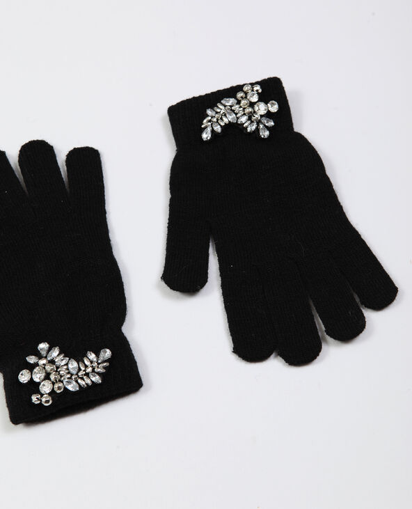 Gants à bijoux noir - Pimkie