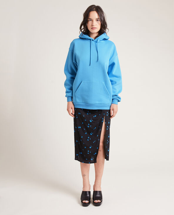 Sweat capuche bleu clair - Pimkie