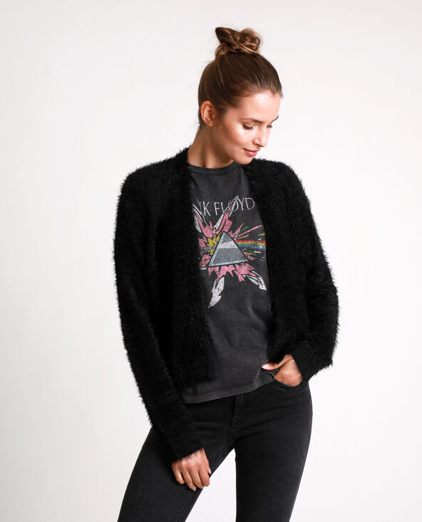 Gilet fluffly noir - Pimkie