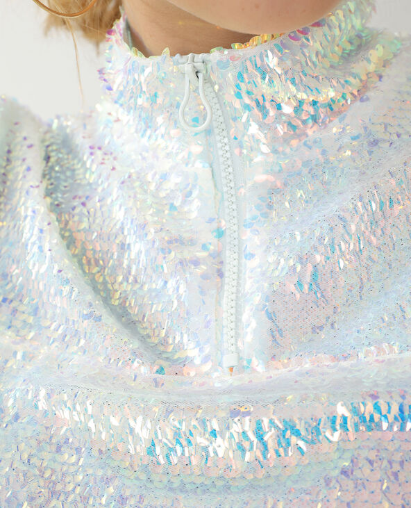 Veste à sequins argenté - Pimkie