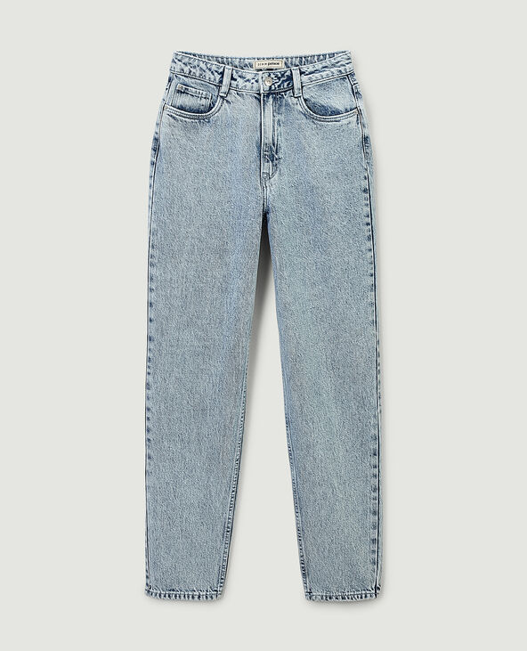 Jean mom taille haute bleu clair - Pimkie