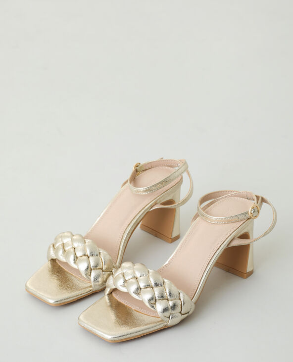 Sandales tress es talons