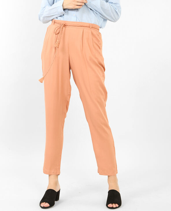 Pantalon fluide vieux rose - Pimkie