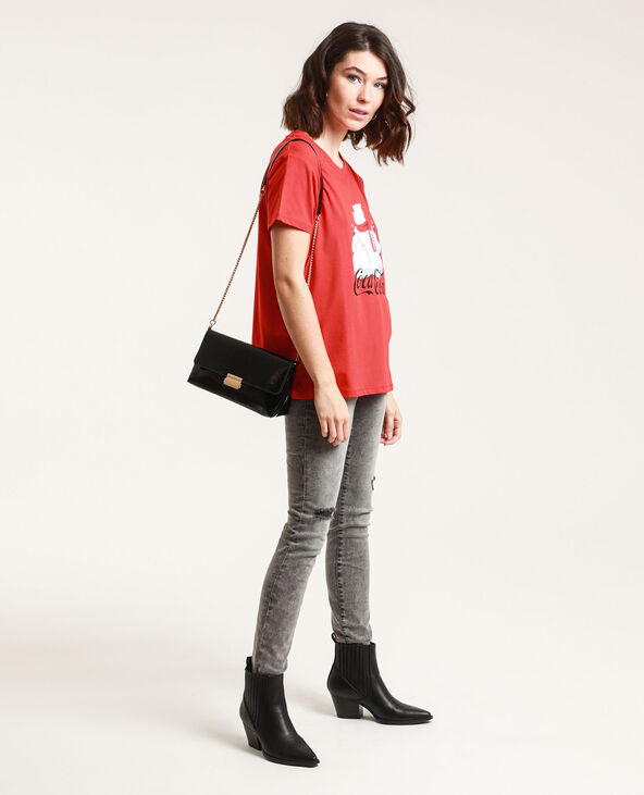 T-shirt Coca-Cola rouge - Pimkie