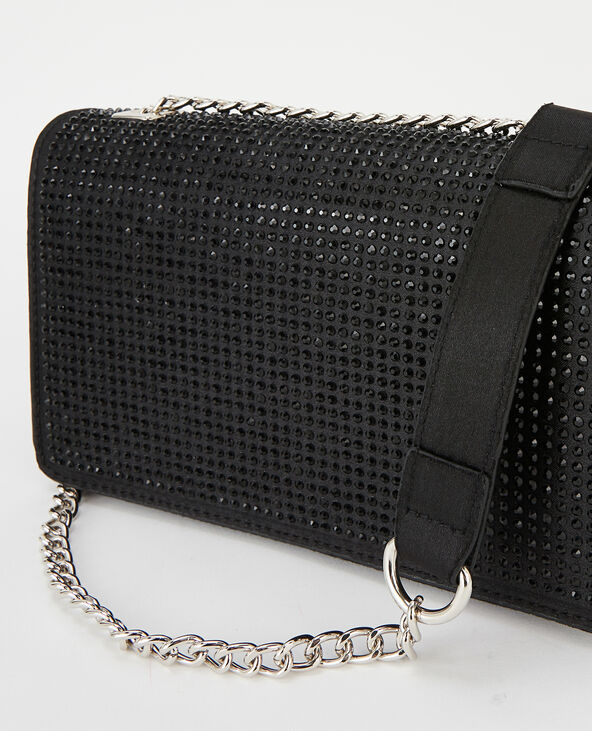 Sac boxy avec brillants noir - Pimkie