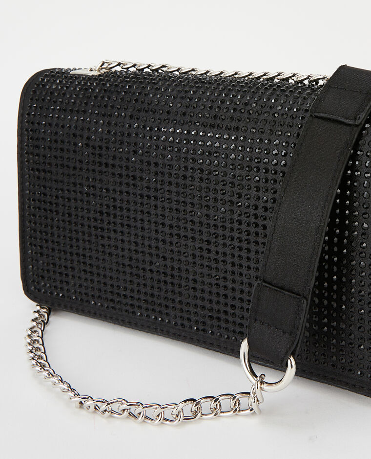 Sac boxy avec brillants noir - Pimkie
