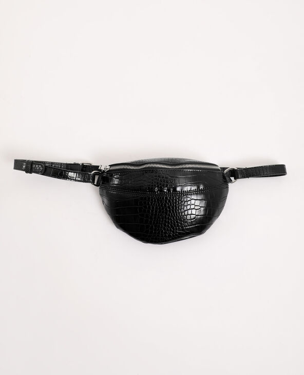 Sac banane faux cuir noir - Pimkie