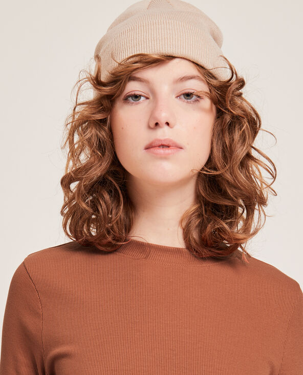 T-shirt court manches longues orange - Pimkie