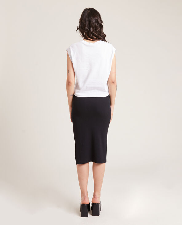 T-shirt sans manches blanc - Pimkie