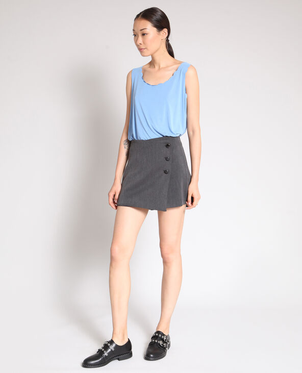 Jupe short gris foncé - Pimkie