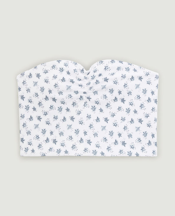 Top bandeau blanc - Pimkie