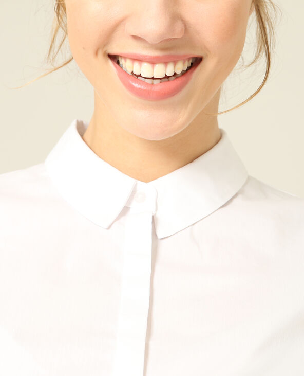 Chemise unie blanc - Pimkie